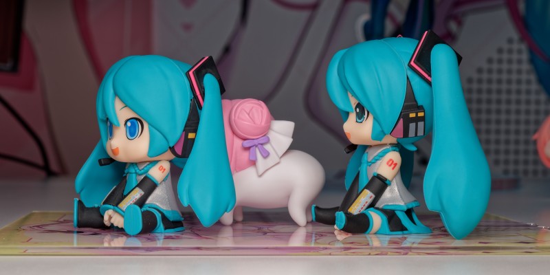 粘土人PLUS 初音未來 橡胶公仔