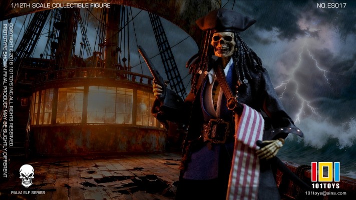 ES017 掌上精灵系列 骷髅海盗杰克船长