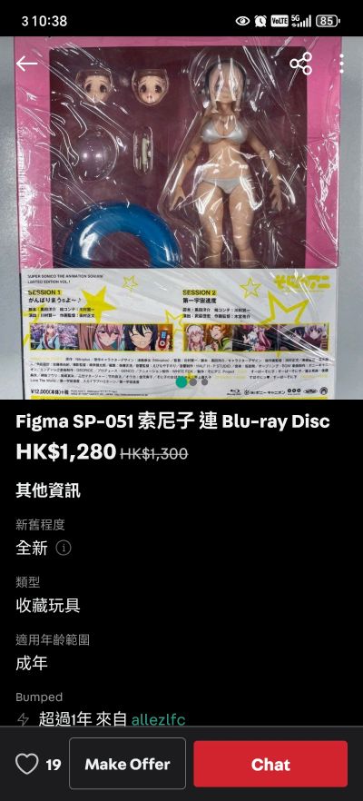 figma #SP-51 そにアニ -SUPER SONICO THE ANIMATION- 索尼子 泳装
