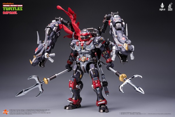 MechaHeat系列 合金机甲 忍者龟 拉斐尔 40周年纪念版 赤煞