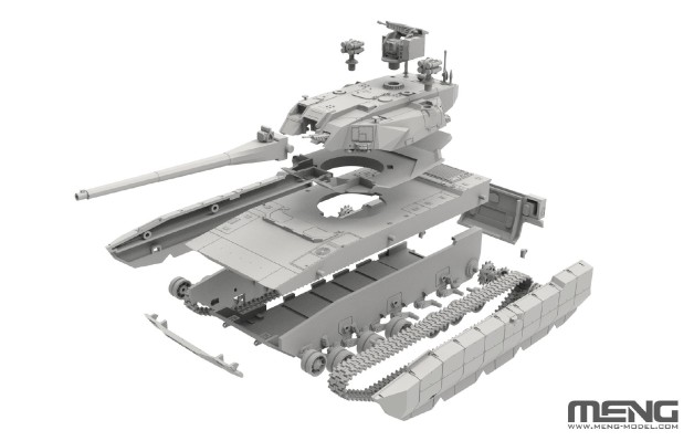72-021 中国 ZTZ100 主战坦克