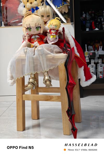 命运-冠位指定 Chocopuni 毛绒玩偶 剑士-阿尔托莉雅·潘德拉贡/剑士-尼禄・克劳狄乌斯/枪兵-玉藻前/复仇者-贞德 [Alter]