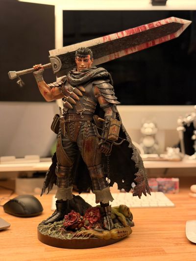 剑风传奇-格斯 迷失的孩子篇 黑色剑士 1/6雕像 新版