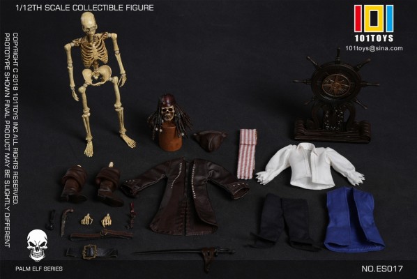 ES017 掌上精灵系列 骷髅海盗杰克船长