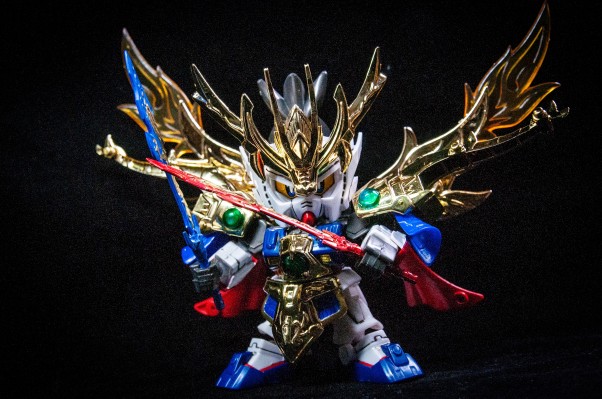 BB戦士 三国伝 动画版 046 真 翔烈帝 龍装 刘备高达・天玉鎧 蒼龍