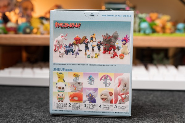 宝可梦比例世界 洗翠地区套装