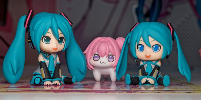 粘土人PLUS 初音未來 橡胶公仔