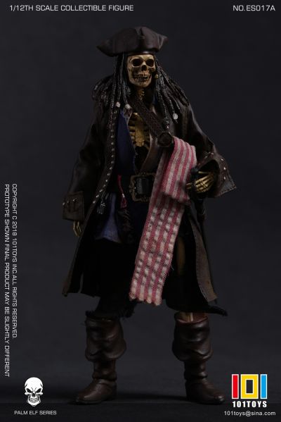 ES017A 掌上精灵系列 骷髅海盗杰克船长(做旧版）