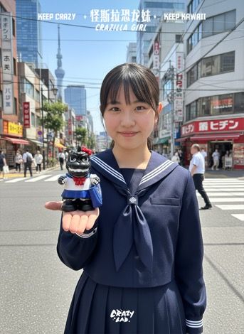 迷你哥斯拉 恐龙妹