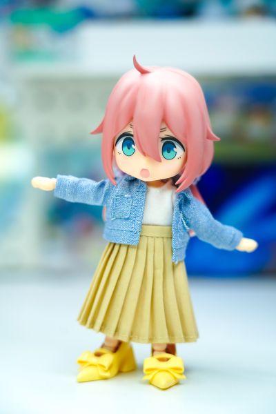 粘土娃 服装套组 牛仔夹克和裙子