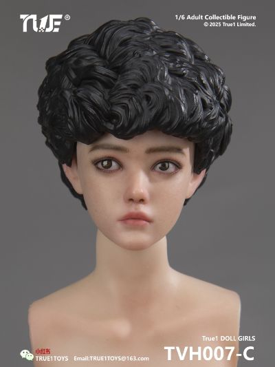 TVH007 妮妮 滴胶可动眼1:6女头