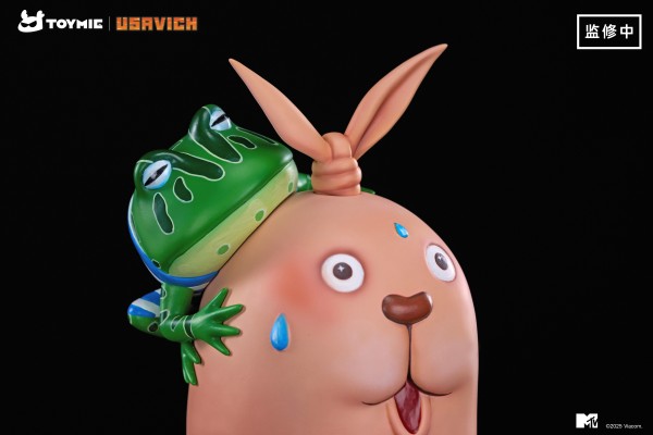 娱乐时间系列 逃亡兔 搪胶摆件 普京