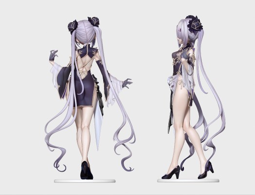 命运-冠位指定 妖精骑士兰斯洛特 旗袍 黑&白
