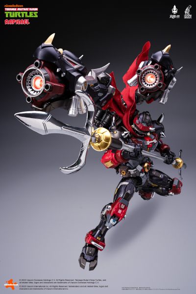 MechaHeat系列 合金机甲 忍者龟 拉斐尔 40周年纪念版 赤煞