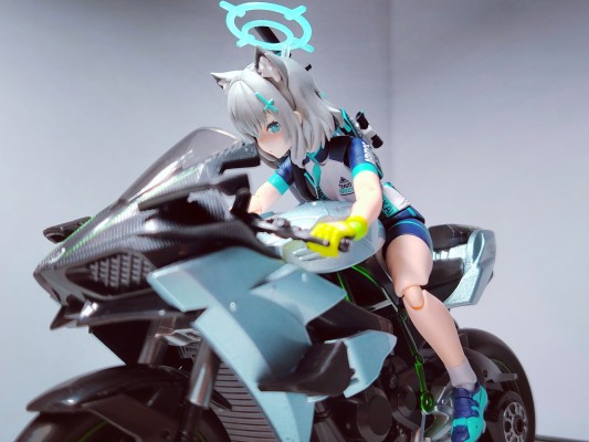 figma#644/644-DX 蔚蓝档案 砂狼白子 骑行