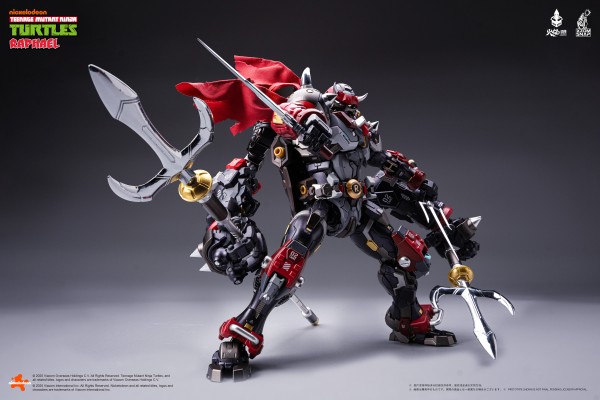 MechaHeat系列 合金机甲 忍者龟 拉斐尔 40周年纪念版 赤煞