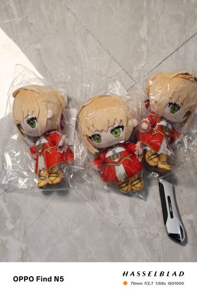 命运-冠位指定 Chocopuni 毛绒玩偶 剑士-阿尔托莉雅·潘德拉贡/剑士-尼禄・克劳狄乌斯/枪兵-玉藻前/复仇者-贞德 [Alter]