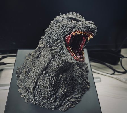 一番赏 哥斯拉 怪兽乱舞 -暴乱之物- A赏 哥斯拉(2023) 怪兽咆哮胸像