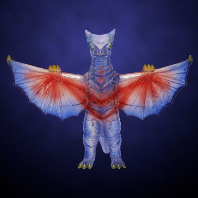 中等尺寸系列 加美拉【第9弹】加奥斯（1967）复古蓝透明版