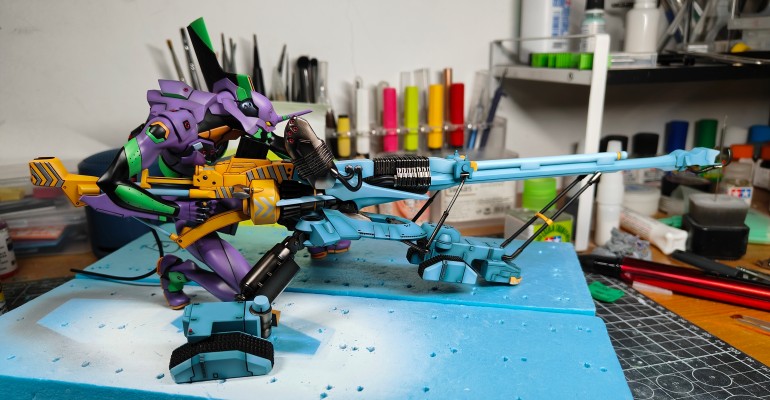 ARTPLA 新世纪福音战士 初号机 屋岛作战