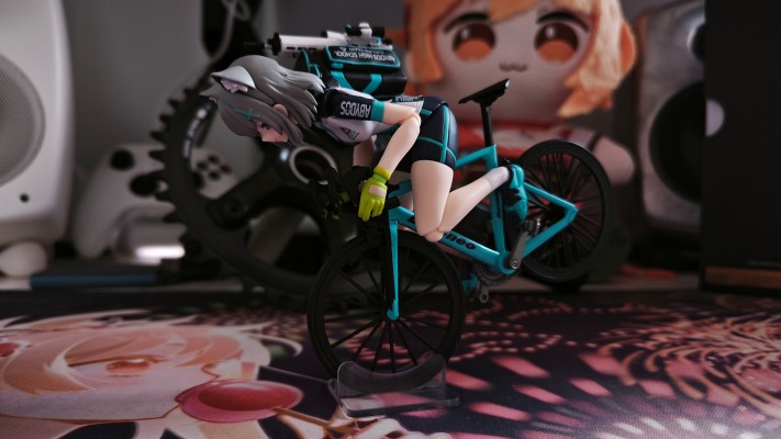 figma#644/644-DX 蔚蓝档案 砂狼白子 骑行