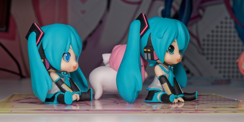 粘土人PLUS 初音未來 橡胶公仔