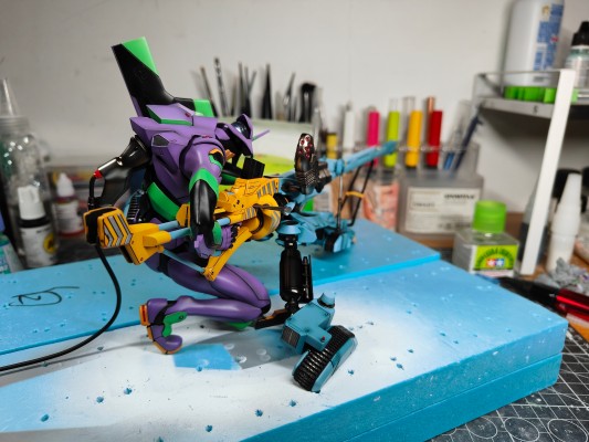 ARTPLA 新世纪福音战士 初号机 屋岛作战