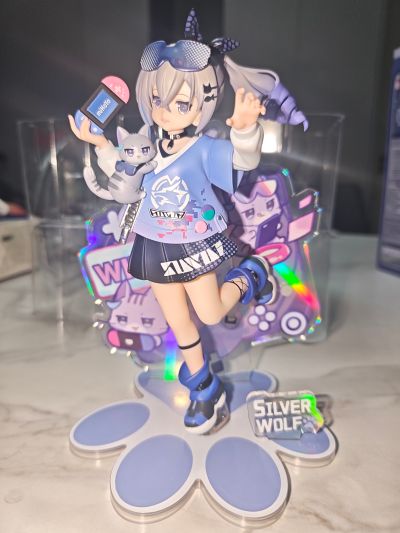 RISE UP+系列 崩坏：星穹铁道 小不点猫猫系列手办-银狼