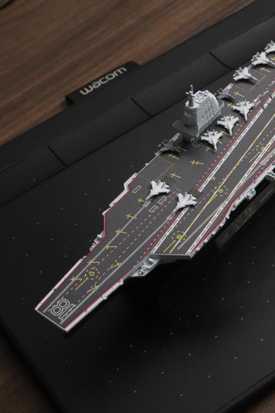 编号:8601 1/2000 中国海军 003型航空母舰 福建舰 涂装完成品