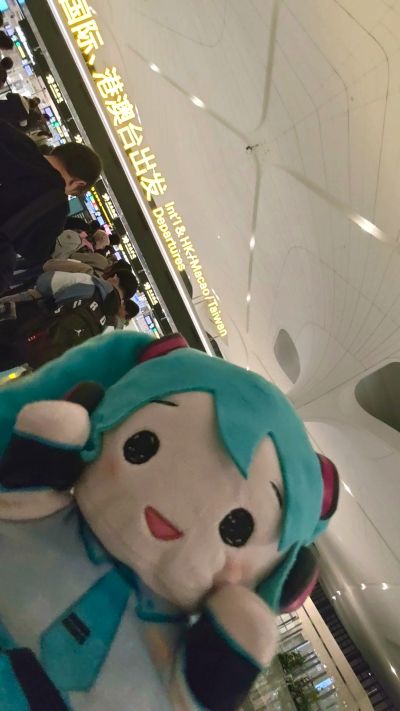 初音未来 挂耳毛绒