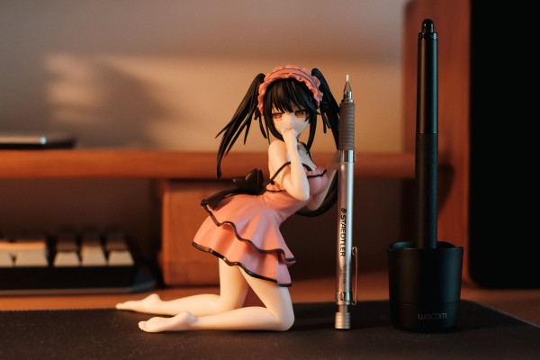 约会大作战 握笔之友！时崎狂三 可爱丝绸装造型