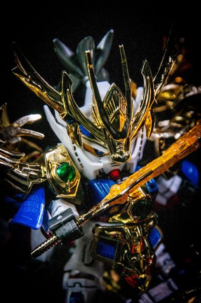 BB戦士 三国伝 动画版 046 真 翔烈帝 龍装 刘备高达・天玉鎧 蒼龍