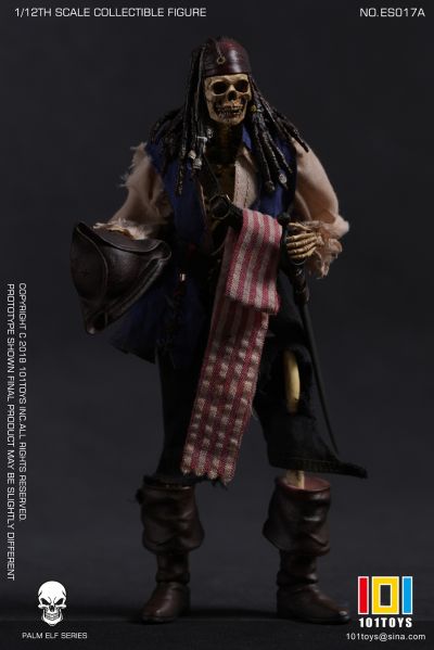 ES017A 掌上精灵系列 骷髅海盗杰克船长(做旧版）