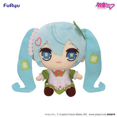 圆滚滚大毛绒玩偶 初音未来 四叶草
