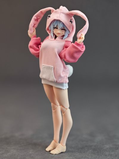 派对动物女孩 家居服 兔子连帽衫