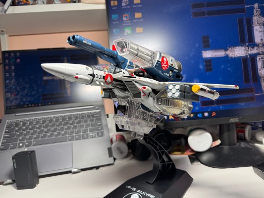 DX超合金  超时空要塞 可曾记得爱 VF-1S 冲锋女武神（一条辉专用） 内构细节版