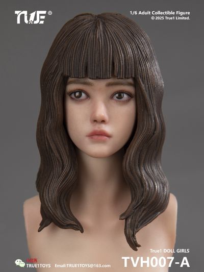 TVH007 妮妮 滴胶可动眼1:6女头