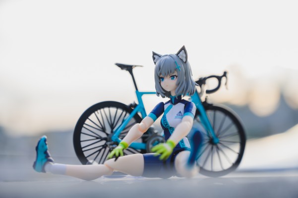 figma#644/644-DX 蔚蓝档案 砂狼白子 骑行