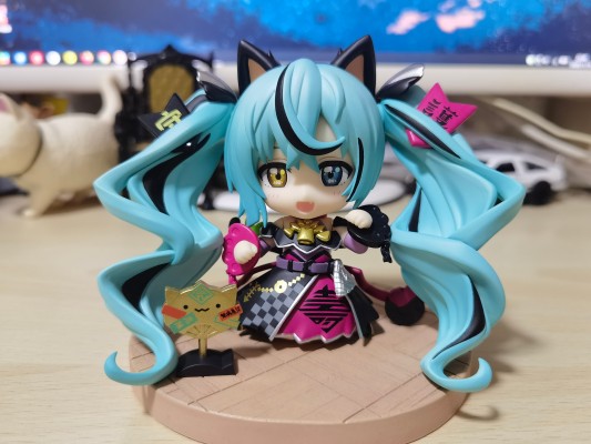 粘土人#2759 初音未来 黑招财未来