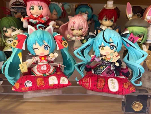 粘土人#2759 初音未来 黑招财未来