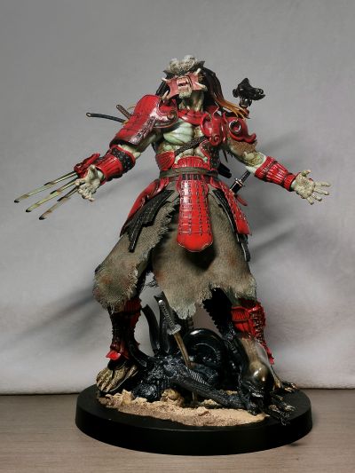 《异形大战铁血战士》赤鬼武士铁血战士1:6比例珍藏人偶（展会限定特别版）