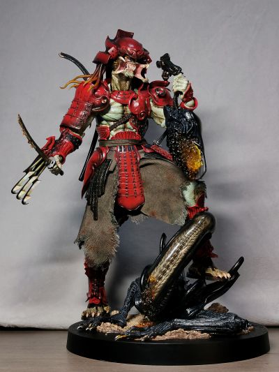 《异形大战铁血战士》赤鬼武士铁血战士1:6比例珍藏人偶（展会限定特别版）