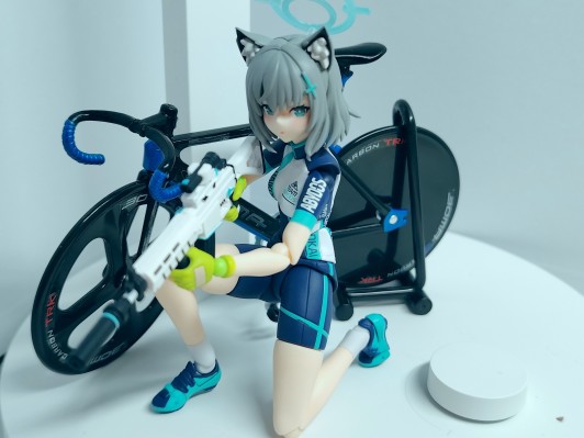 figma#644/644-DX 蔚蓝档案 砂狼白子 骑行