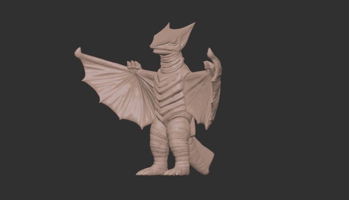 中等尺寸系列 加美拉【第9弹】加奥斯（1967）复古蓝透明版