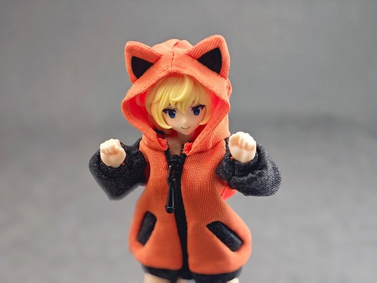 派对动物女孩 家居服 猫咪连帽衫