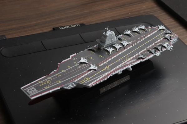 编号:8601 1/2000 中国海军 003型航空母舰 福建舰 涂装完成品