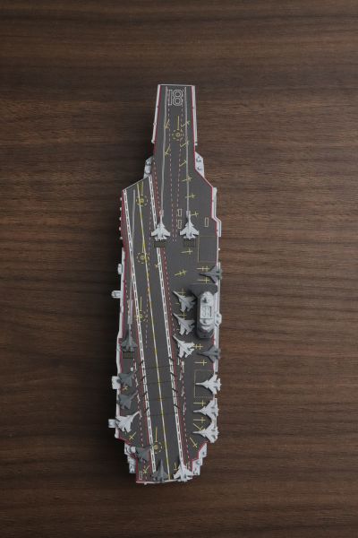 编号:8601 1/2000 中国海军 003型航空母舰 福建舰 涂装完成品