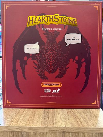 炉石传说 死亡之翼卡牌艺术雕像
