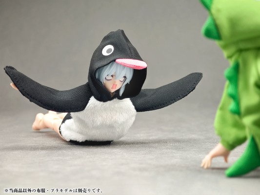 派对动物女孩 家居服 企鹅连帽衫