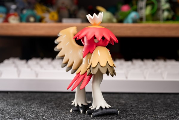 宝可梦比例世界 洗翠地区 明耀+火暴兽（洗翠的样子）+大剑鬼（洗翠的样子）+狙射树枭（洗翠的样子）